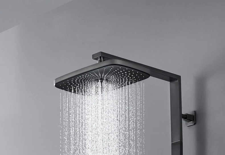 Colonne de douche et bain gris brossé - Image 8