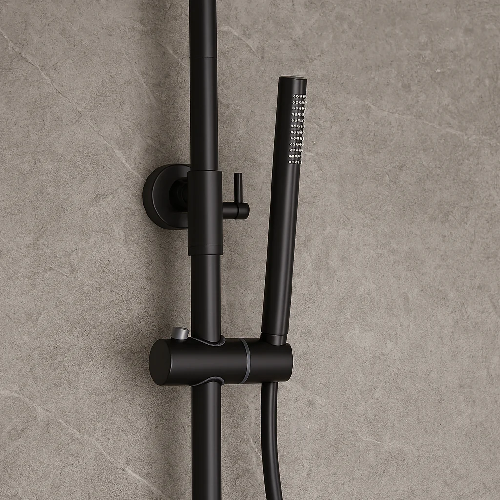 Colonne de douche thermostatique noir mat - Image 3
