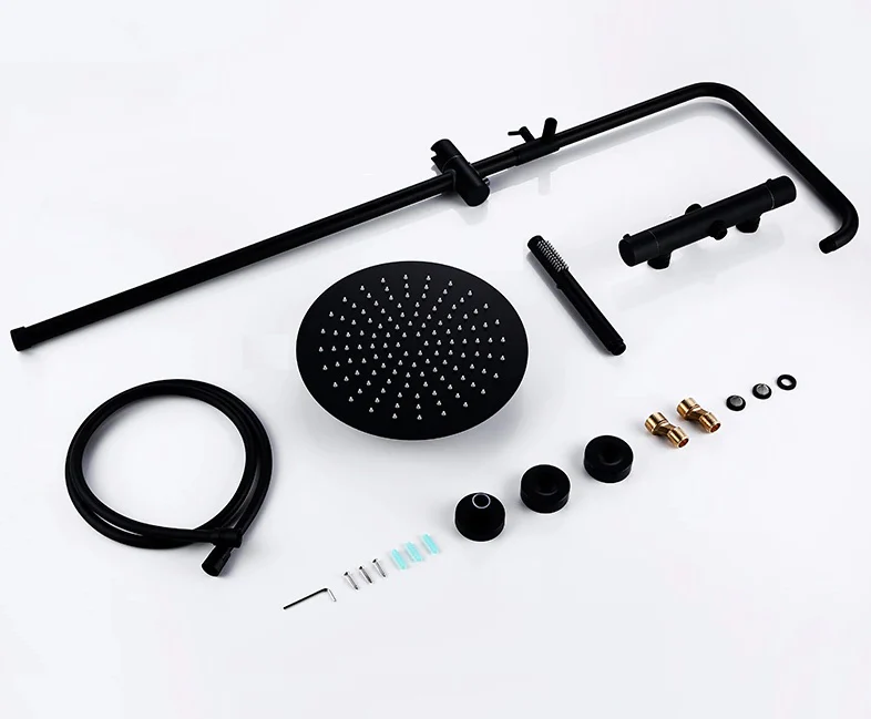 Colonne de douche thermostatique noir mat - Image 7
