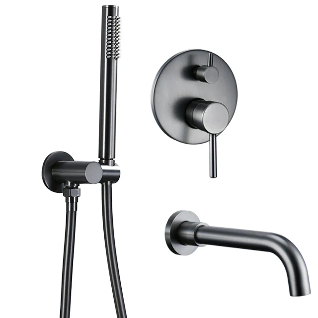 Ensemble de bain gris brossé - Image 9