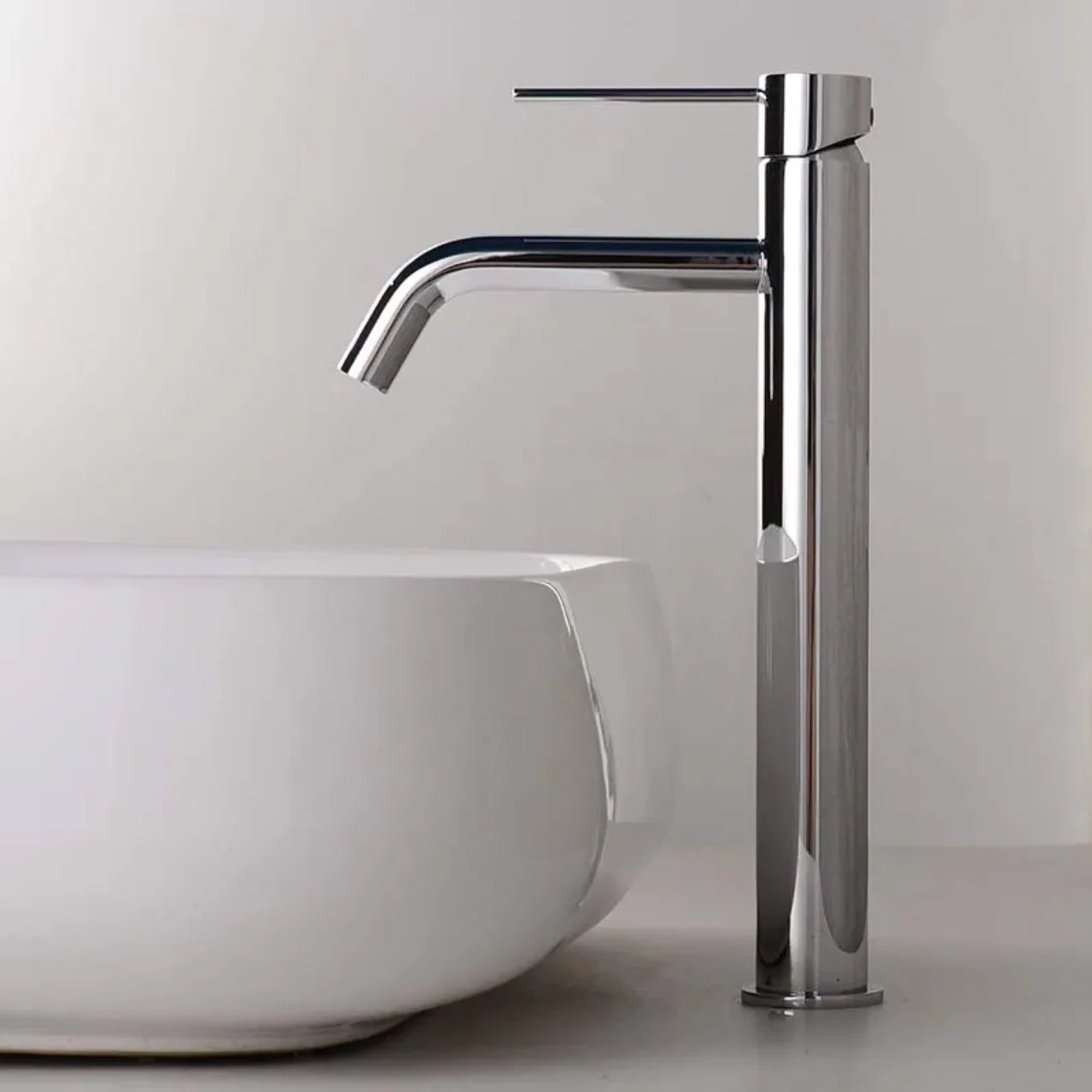 Mitigeur de salle de bain chromé - Image 3