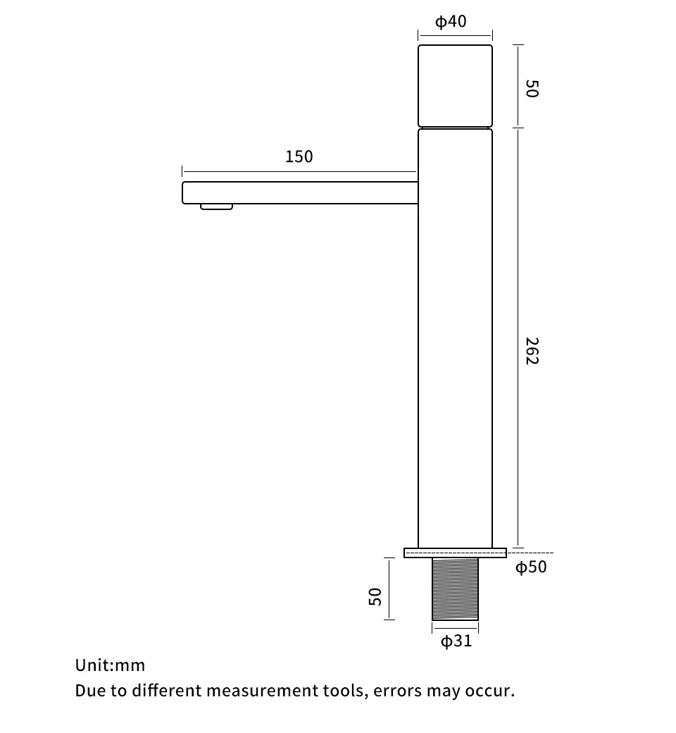 Mitigeur de salle de bain gris brossé - Image 6