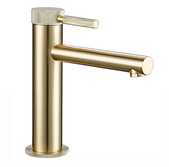 Mitigeur de salle de bain or brossé - Image 9